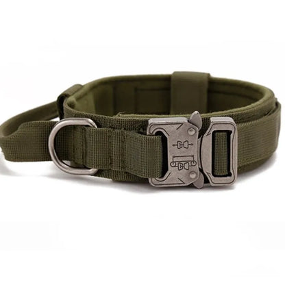 Dog Collar Adjustable Military TacticalPets Dg Collas Leas CntrlTactical Military Dog Training Collar
