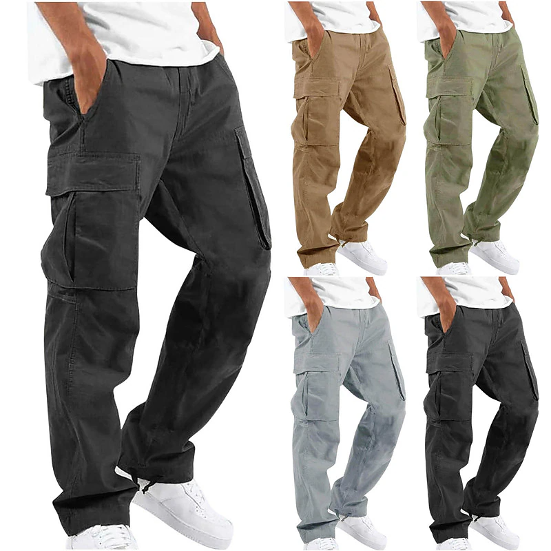 Men's Multi Pocket Cargo Tactical Work Pants