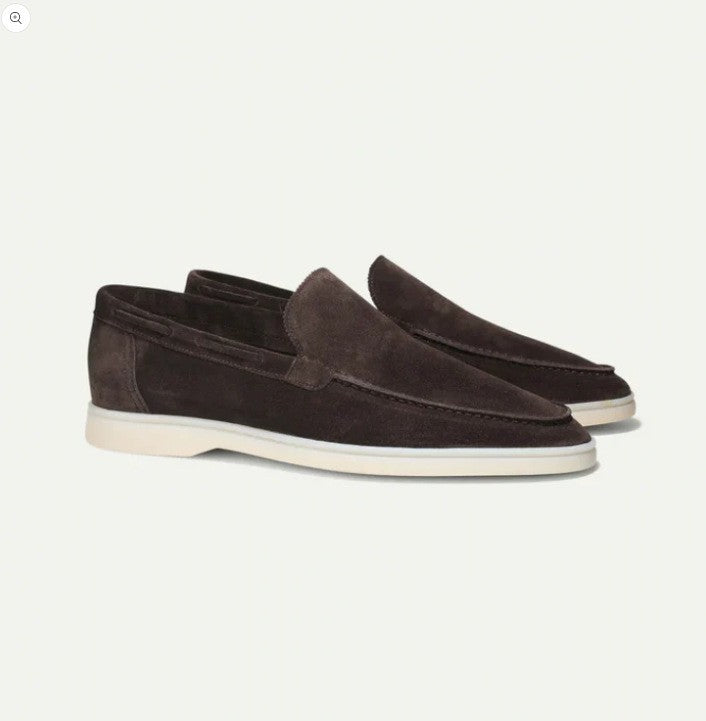 Soft Leather Slip On Shoes