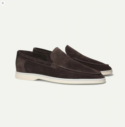 Soft Leather Slip On Shoes