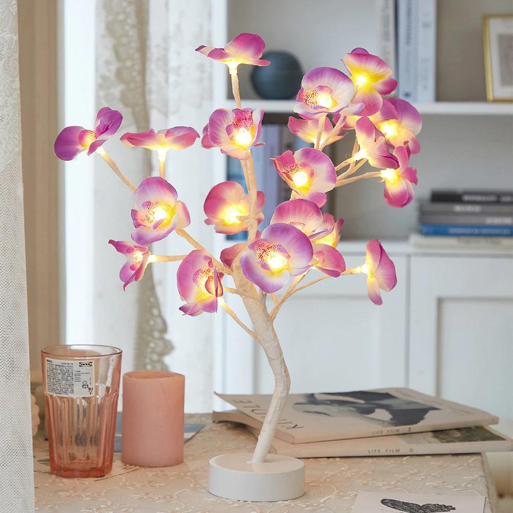 The Everlasting Orchid Lamp | Sparkly Trees