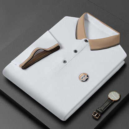Men's Summer Comfortable Breathable Business Style Short Sleeves
