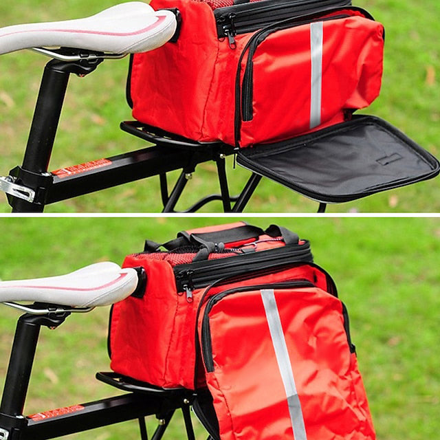 Bike Panniers Bag Bike Rack Bag Large Capacity Waterproof Adjustable