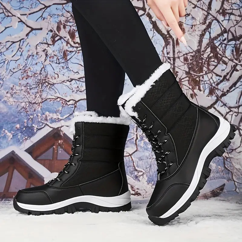 Warm Insulated Women's Winter Snow Boots