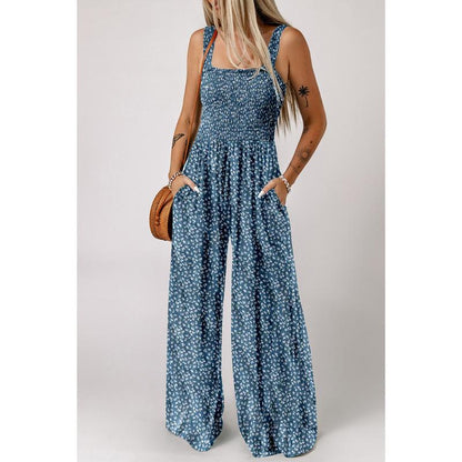 Bright Floral Women's Summer Jumpsuit