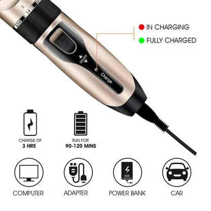 Low Noise Cordless Pet Grooming Clippers for Dogs