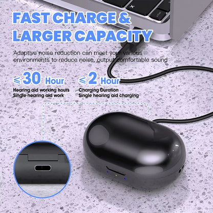 Magnetic Rechargeable Hearing Aids for Seniors