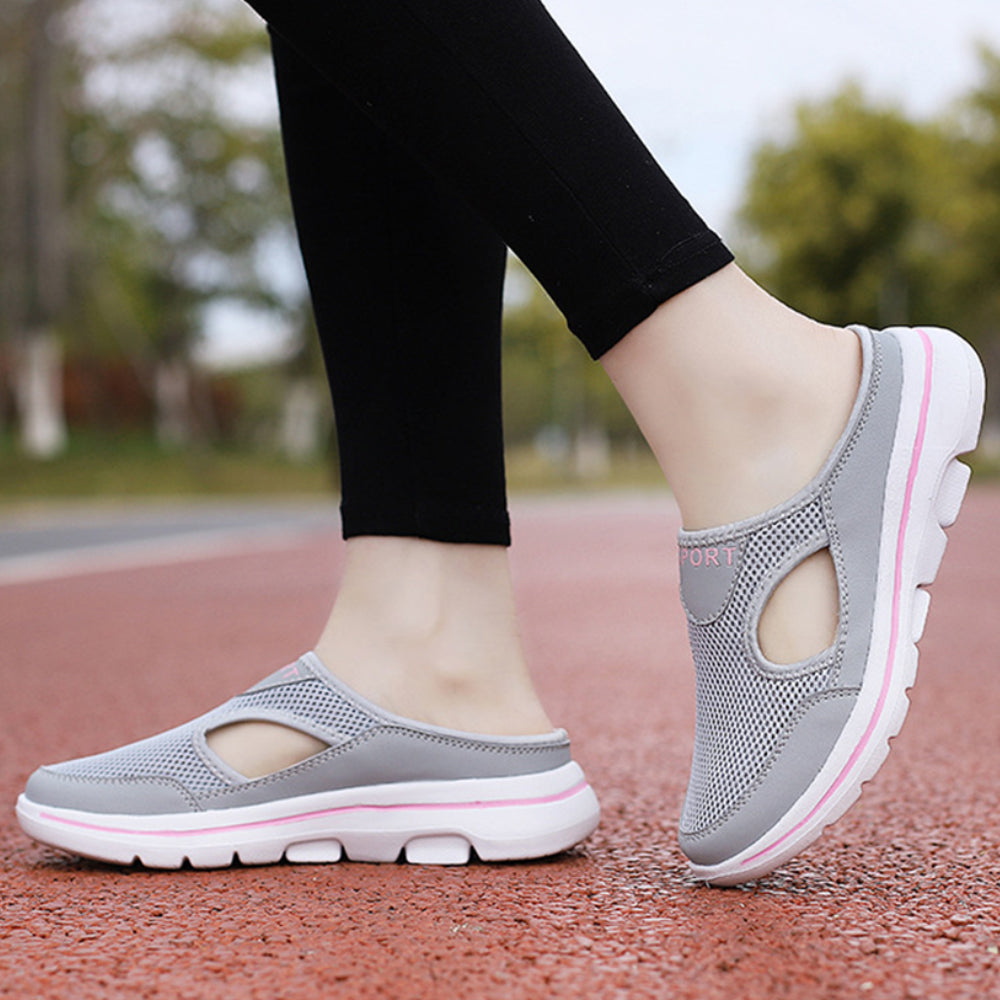 Summer Comfortable Trendy Hollow Mesh Half Slippers (Unisex)