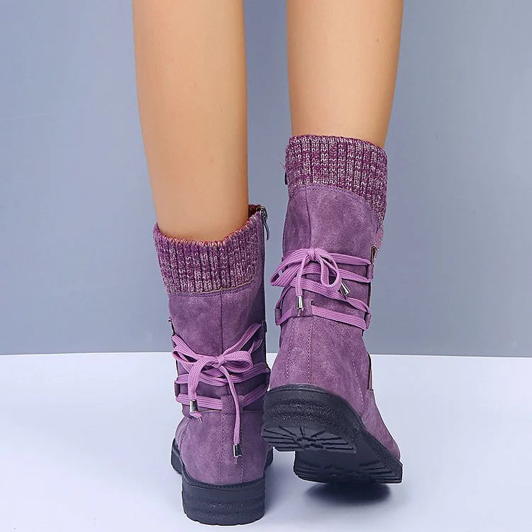 Warm Insulated Rain Boots for Women