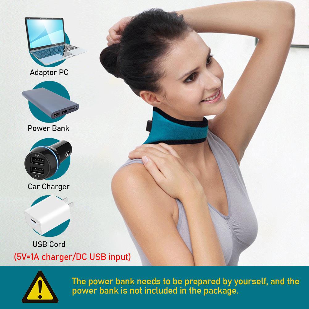 Electric Heating Neck Brace for Pain Relief