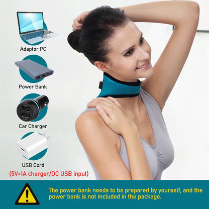 Electric Heating Neck Brace for Pain Relief