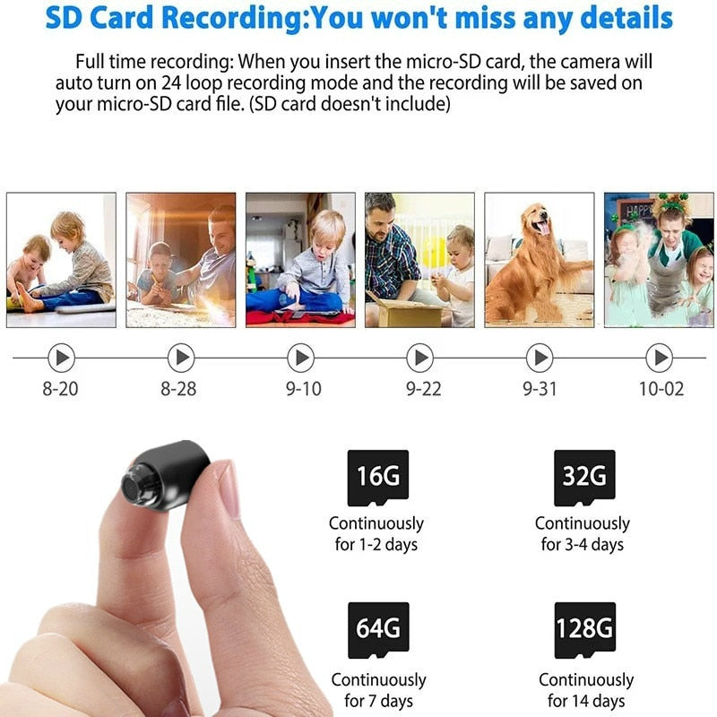 Mini Cam Small Wireless Security Camera