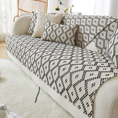 Linen Sofa Protector Cover for Pets, Sectional Sofa Cover