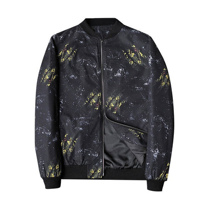 Trendy Graphic Men's Bomber Jacket - Enzo