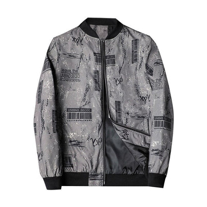 Trendy Graphic Men's Bomber Jacket - Enzo