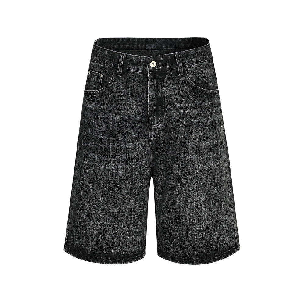 Men's Retro Denim Casual Shorts
