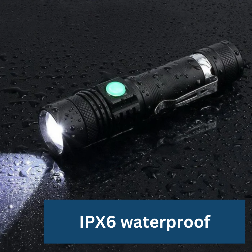 Ultra-Bright Mini LED Flashlight Rechargeable Waterproof