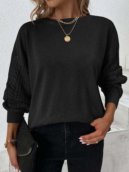 Comfortable Ladies Cozy Pullover Sweater - OutfitLondon