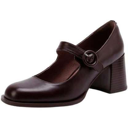 Vintage Chunky Mary Jane Pumps