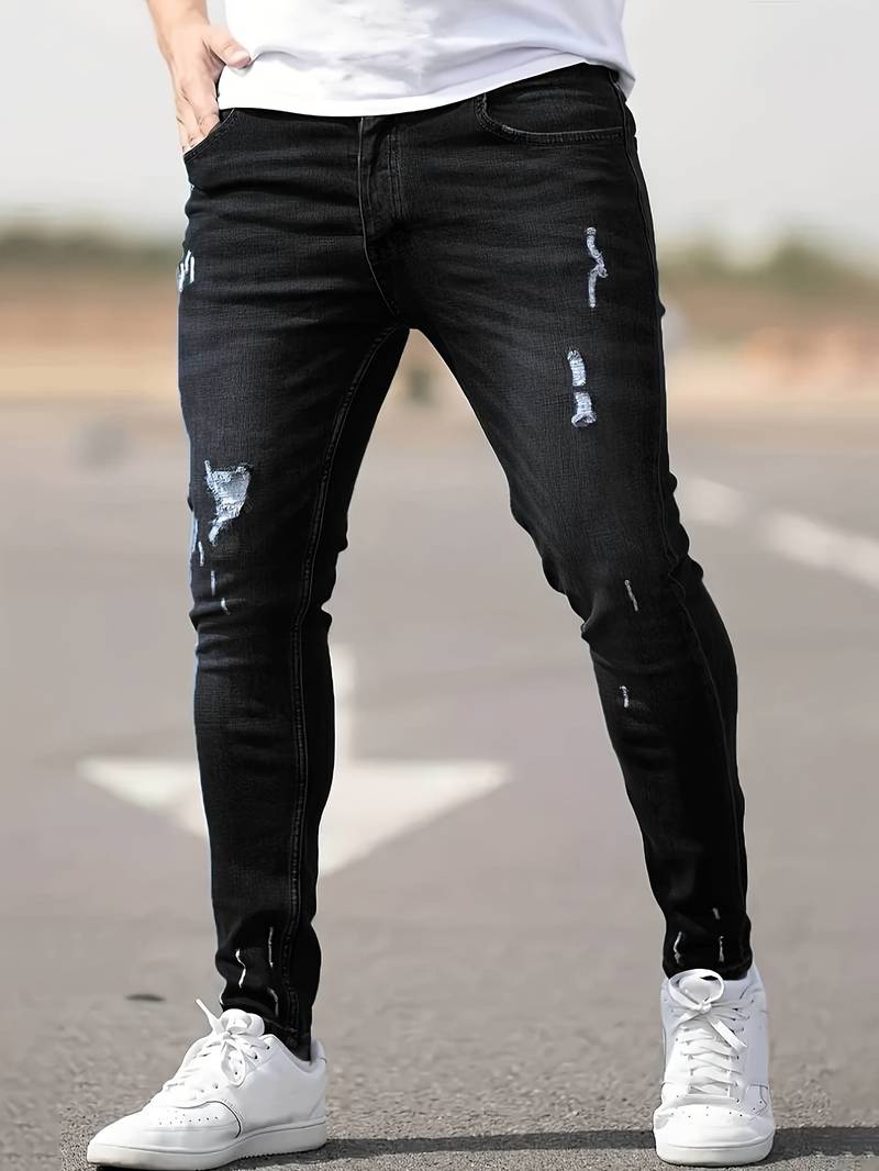 Ripped Men's Fashion Jeans
