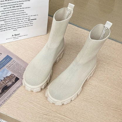 Cozy Cable Knit Ankle Boot Socks