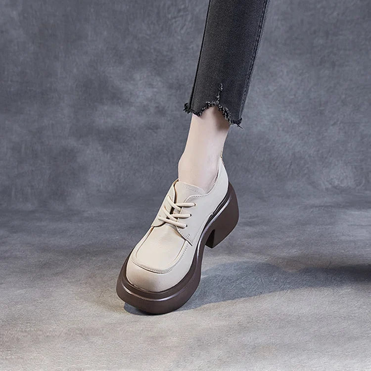 Classic High Heel Comfort Loafers