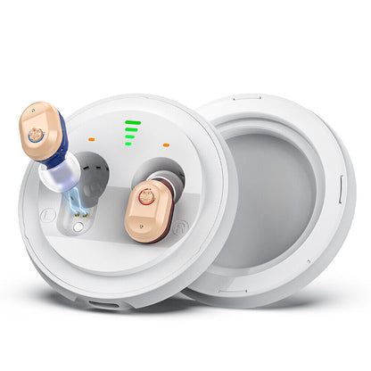 1 Pair Rechargeable Hearing Aid Digital Rechargeable Invisible Sounds Amplifier
