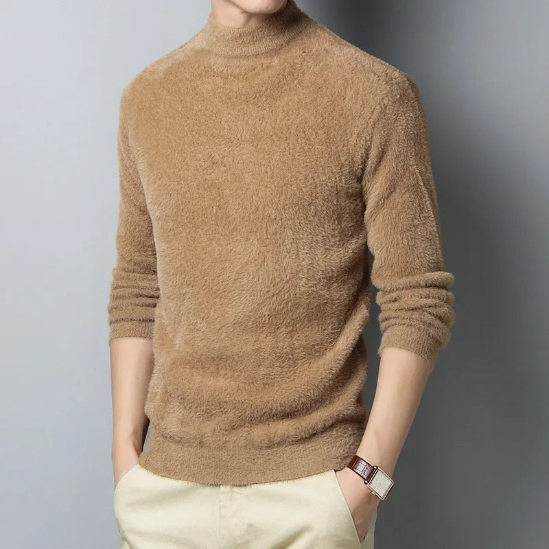 Comfortable Vintage Style Crew Sweater