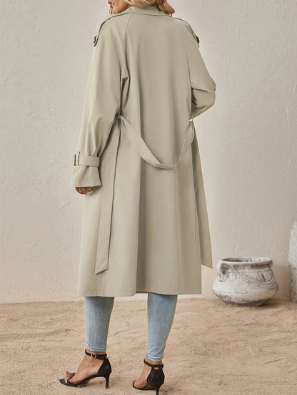Classic Women's Belted Trench Coat