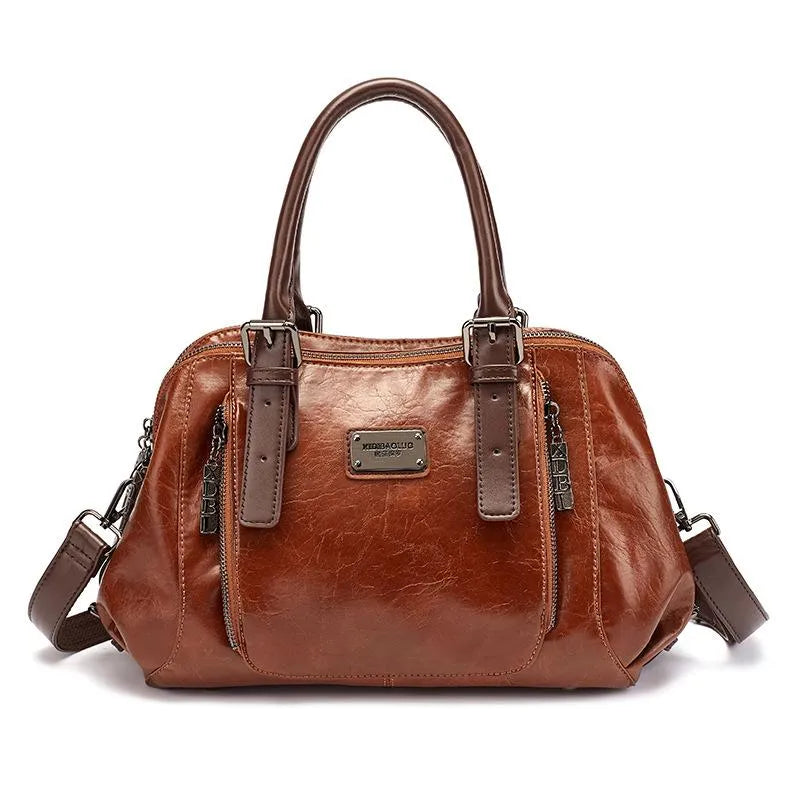 Classic Vintage Leather Handbag