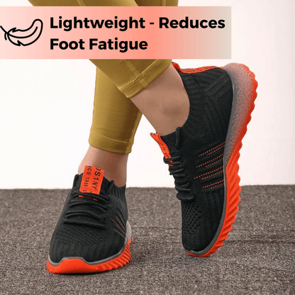Colorblock Knitted Sneakers For Women