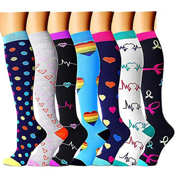 Best Compression Socks (7 Pairs)  For Women & Men; Compression Stockings For Swelling, Running,  Medical Socks