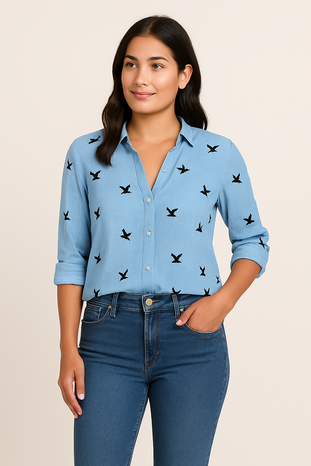 Women's Lightweight Breathable Summer Blouse