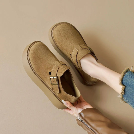 Women's Orthopedic Comfort Clogs | Suede Platform with Arch Support