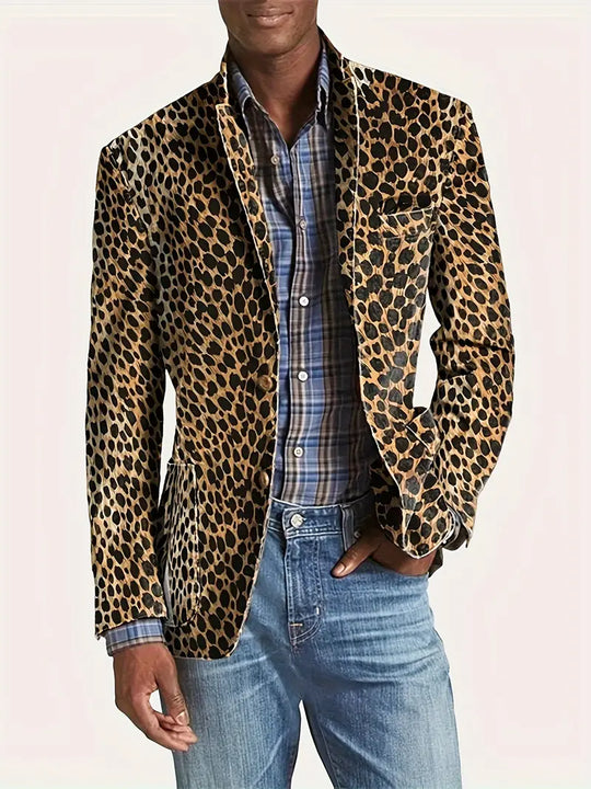 Fashionable Animal Print Jacket - OutfitLondon