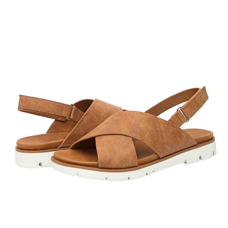Zealbonn™ Elastic Flat Bunion Protective Wide Sandals