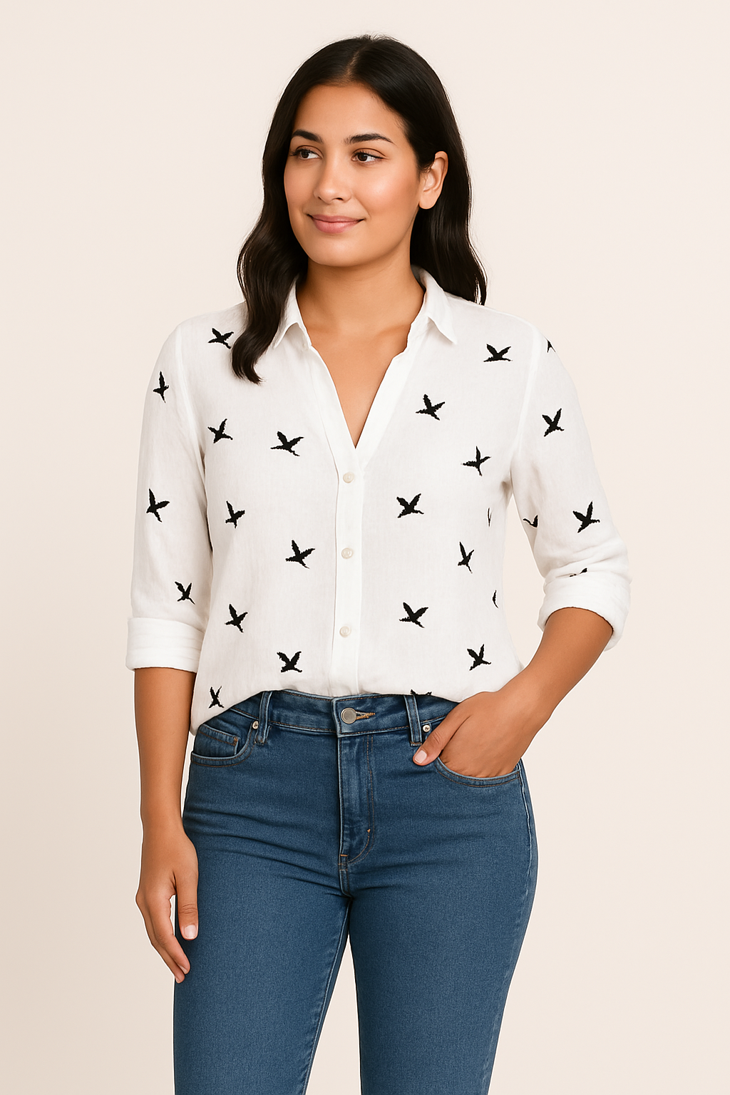 Women's Lightweight Breathable Summer Blouse