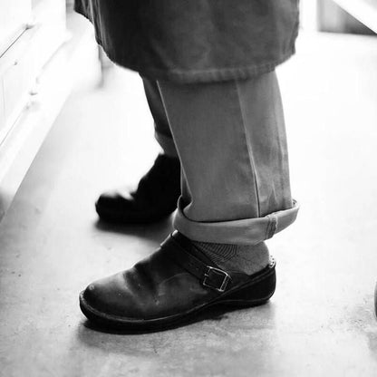 Soft Leather Slippers-Unisex