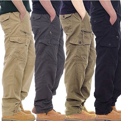 Men's Cargo Pants Hiking Pants Trousers Military Ripstop Breathable Quick Dry Zipper Pocket Pants