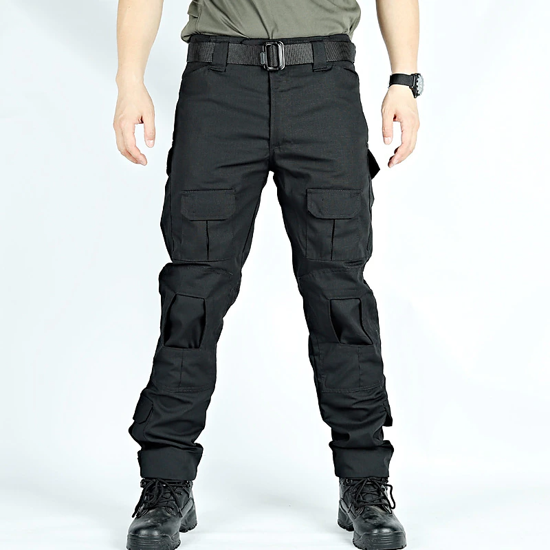 Men's Cargo Pants Pocket Plain Camouflage Comfort Breathable