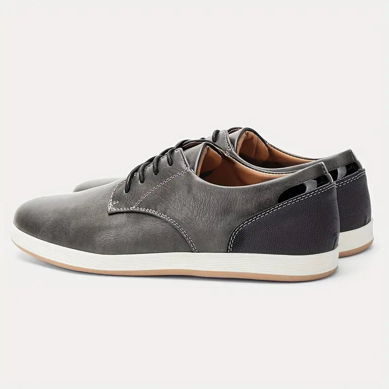 Premium Leather Running Shoes