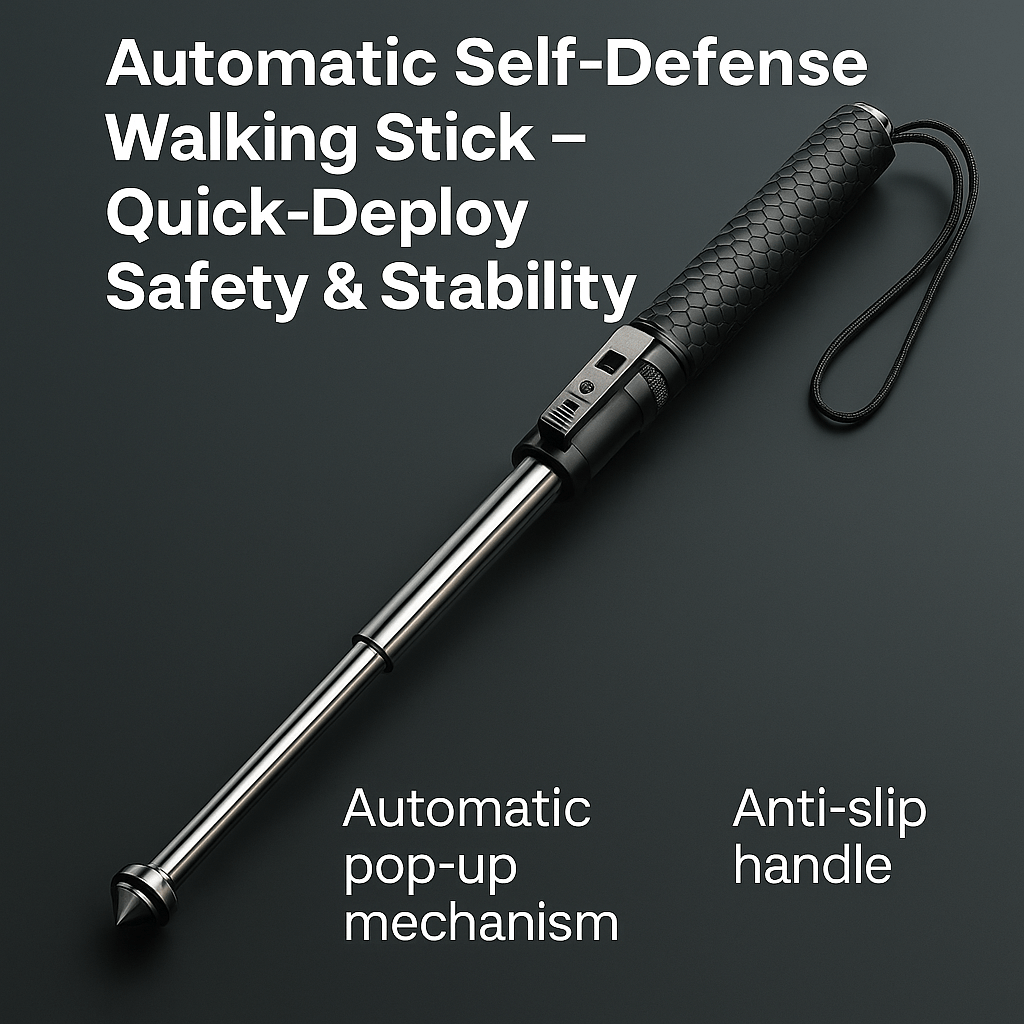Portable Safety Cane with Balance Support