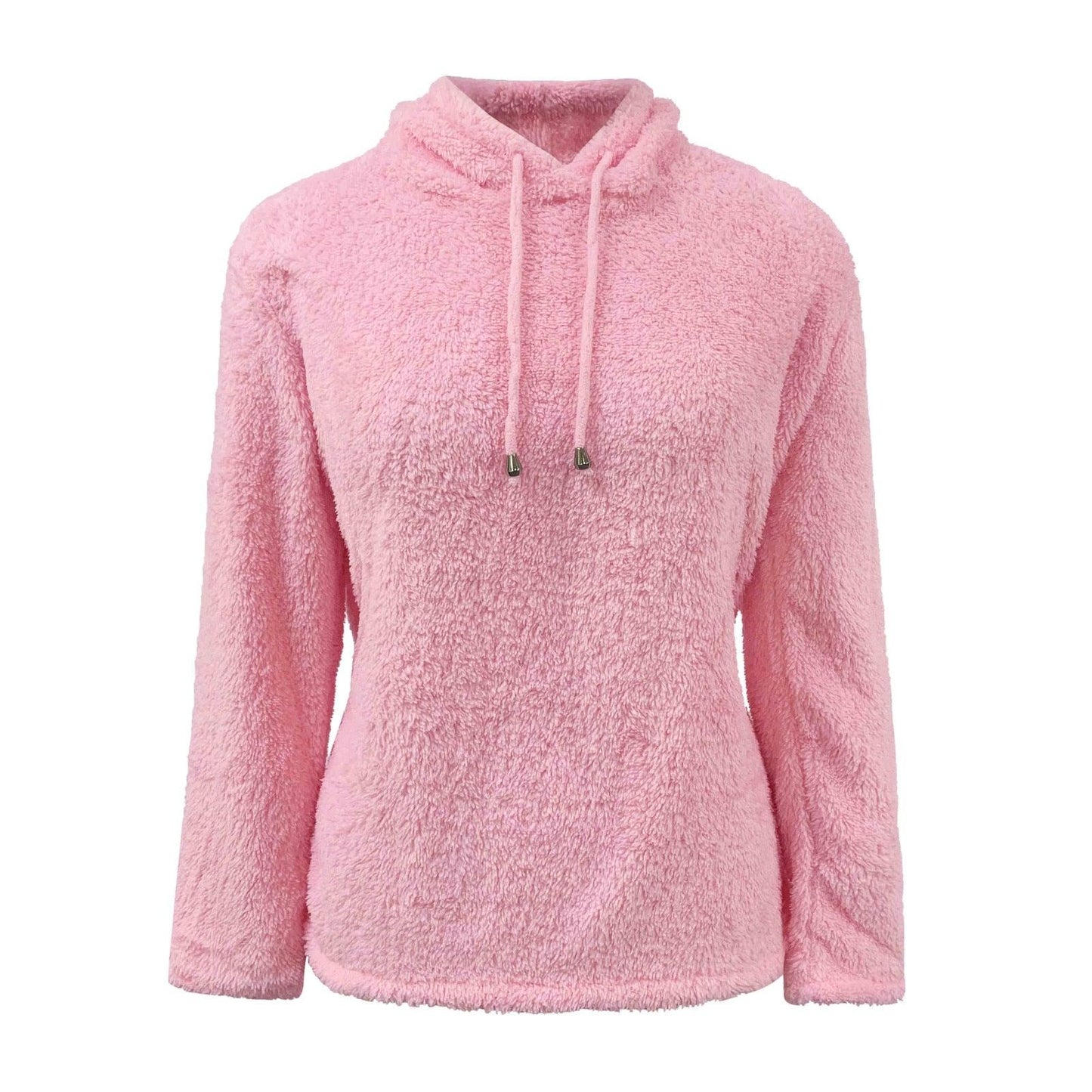 Soft Women's Fuzzy Hooded Sweater
