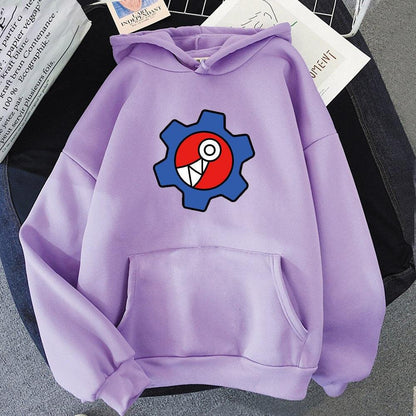 Anime Graphic Hooded Sweatshirt