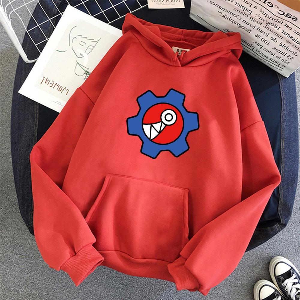 Anime Graphic Hooded Sweatshirt