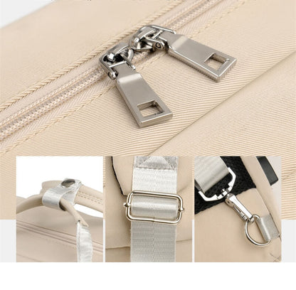 Safe Travel Backpack with Concealed Pockets and USB Port