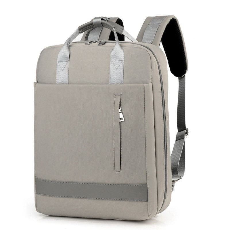 Safe Travel Backpack with Concealed Pockets and USB Port