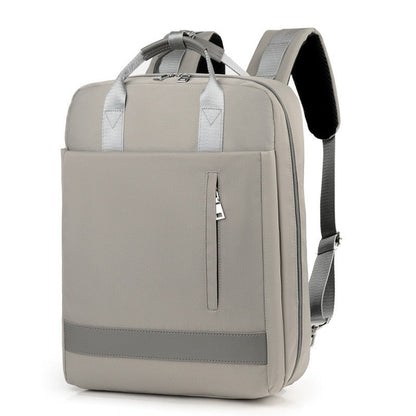 Safe Travel Backpack with Concealed Pockets and USB Port