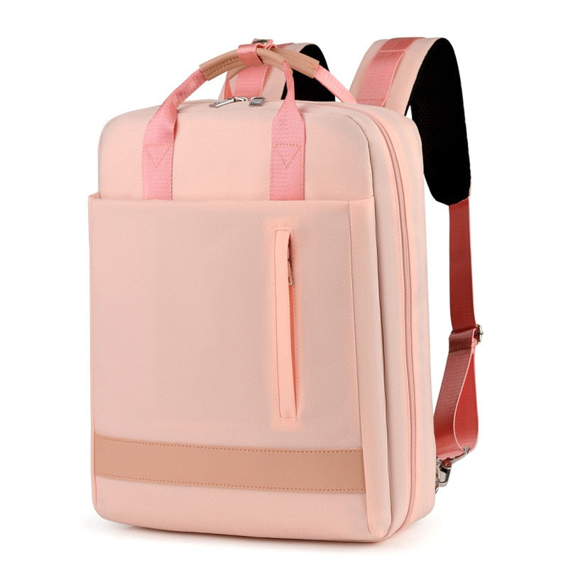 Safe Travel Backpack with Concealed Pockets and USB Port