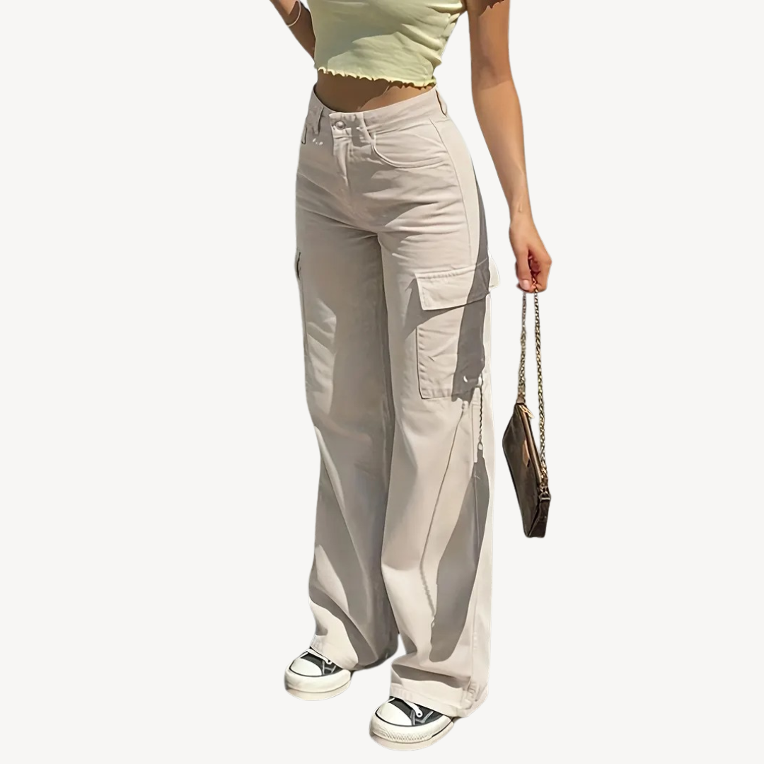 Ladies Comfortable Cargo Trousers